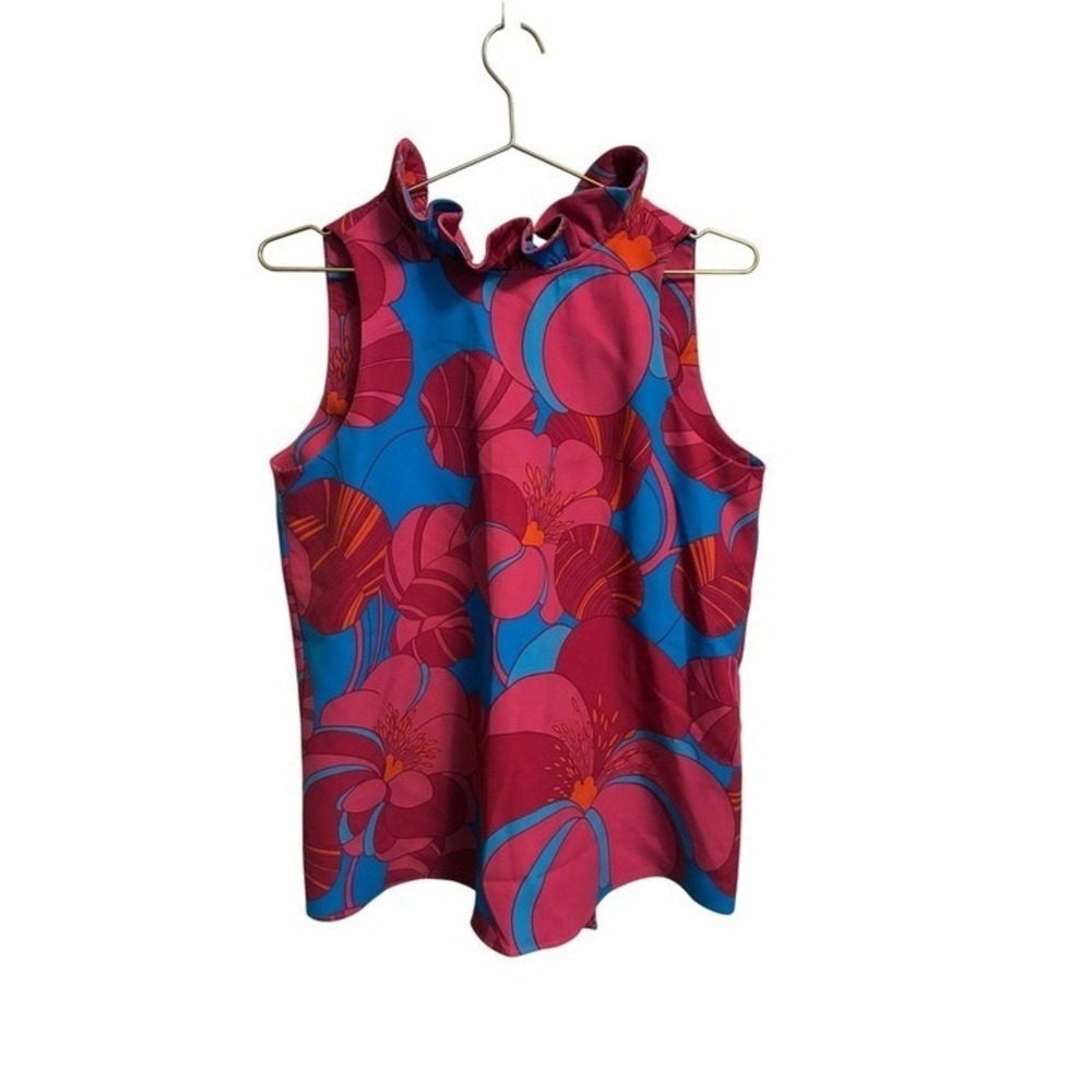 Tuckernuck Mason Blouse Wild Azalea Floral Small NWT